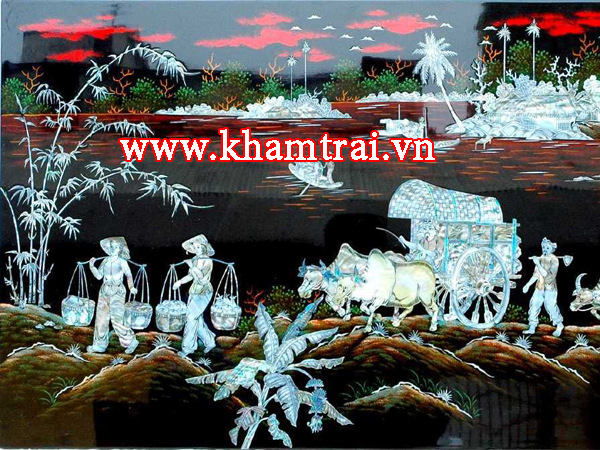 TRANH SƠN MÀI VIỆT NAM